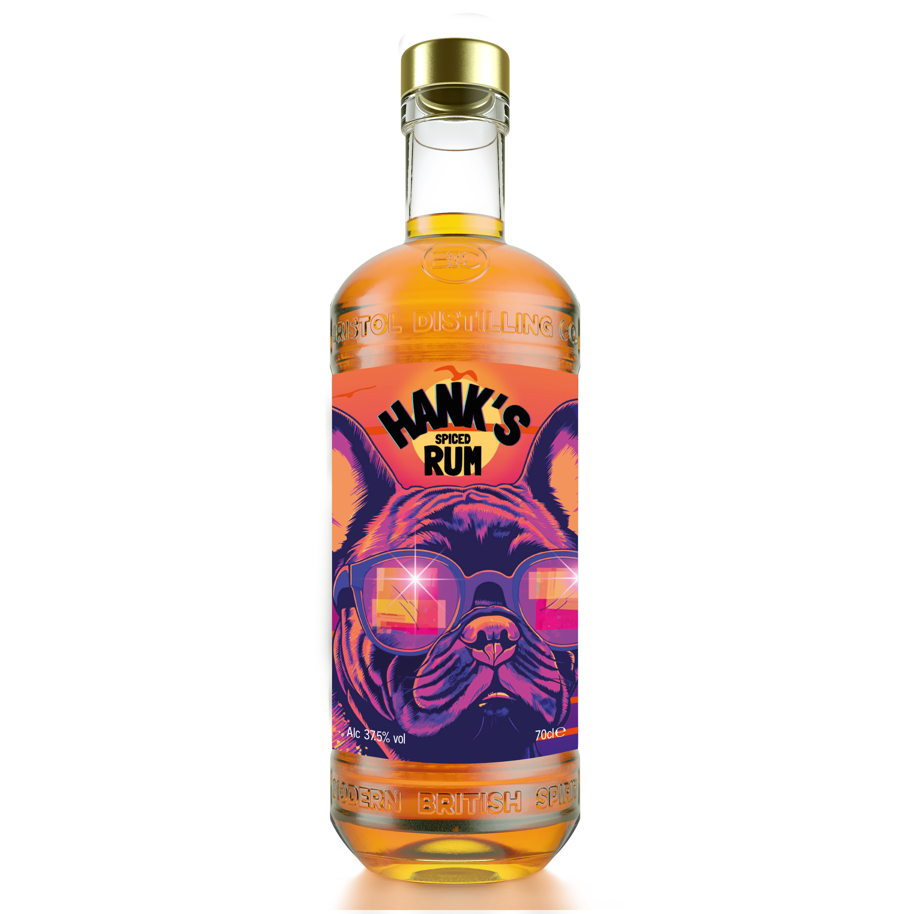 Hank's Spiced Rum 70cl